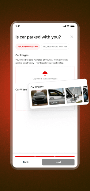 Booking summary screen